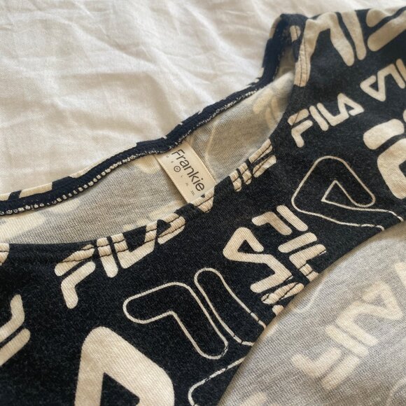 Frankie Collective Fila Crop Top — Size M - Picture 3 of 3
